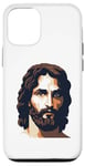 Coque pour iPhone 12/12 Pro Jésus est le Fils de Dieu. Chrétien, Évangile, Foi, Religieux