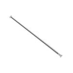 Tringle à rideau de douche Barre télescopique en acier inoxydable Barre de serrage Barre de rideau de douche Sans perçage 140-260cm - Swanew