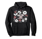 Photographer Photography Camera With Flowers Pullover Hoodie