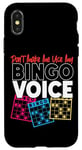 iPhone X/XS Bingo Player Don't Make Me Use My Bingo Voice Case