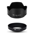 JJC Lens Hood Set for Nikon Z50 with Nikkor Z DX 16-50 F/3.5-6.3 VR Lens, 50-250mm F/4.5-6.3 VR Lens, Replaces Nikon HN-40 and HB-90A Lens Hood