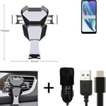 Car holder air vent mount for Motorola Moto G50 5G cell phone mount