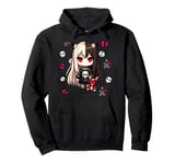 Chibi Kawaii Emo Pastel Goth Girl Japanese Creepy Anime Pullover Hoodie