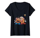 Womens Toy Story 4 Mr And Mrs Potato Head V-Neck T-Shirt