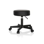 hjh OFFICE 670926 siège Technique, Tabouret à roulettes Operator I Noir