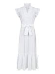 Tianna Embroidery Dress - White