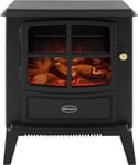 Dimplex BFD20E Brayford Optiflame Electric Stove, Black Cast Iron Effect, Free