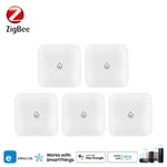 EWeLink Zigbee-Capteur de fuite d'eau,maison intelligente,alarme d'intrusion d'eau en temps réel,dispositif de protection de sécurité,capteur de fuite d'inondation - Type 5pcs