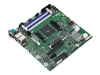 Asrock Rack X570d4u - Moderkort - Micro Atx - Socket Am4 - Amd X570 Chipuppsättning - Usb 3.2 Gen 2 - 2 X Gigabit Lan - Inbyggda Grafiken