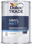 Dulux Trade Vinyl Matt Light and Space - Absolute White - 5 Litres