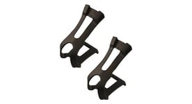 Cale pieds vtt resine double branche pour courroie l xl noir  pr