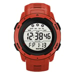 SYNOKE 9811 Luminous Large Screen Outdoor Running Student Watch(Red)