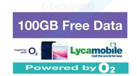 2 X 100gb Data Sim Card O2lyca For Tablet Ipad Dongles & Mobiles - Data For Life