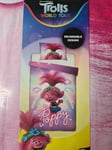 Trolls World Tour Single Duvet Set Poppy Reversible New