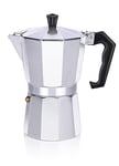 alpina Percolator - 270 ml - Coffee Machine - Diameter 10 x 19 cm - 320 g - Coffee Preparation without Electricity - 1 Cup Each - Also with Gas/Halogen/Ceramic - Aluminium