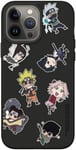 RhinoShield Coque pour [iPhone 13 Pro] | SolidSuit - Licence Officielle One Piece Absorption des Chocs - Noir - Chibi Team 7 & 13