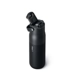 LARQ Bottle Swig Top 680ml -Bouteille à large goulot en acier inoxydable à isolation sous vide | Garde l’eau froide | Bouteille d’eau réutilisable pour le sport et les voyages, Obsidian Black