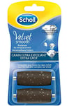 Scholl Rouleaux de Remplacement Velvet Smooth - Grain Extra Exfoliant aux Cristaux de Diamant - Recharge pour Râpe Pieds - A Changer Tous les 3 Mois pour un Résultat Optimal - x2