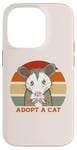 iPhone 14 Pro ADOPT A CAT Funny Possum Opossum Street Cats Cute Kitty Meme Case