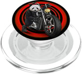 Biker Giant Panda Riding Chopper Moto PopSockets PopGrip pour MagSafe