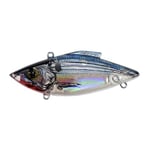 Bill Lewis Lures Lifelike Vibrations Rat-L-Trap Super-Trap 1 1/2 OZ Lipless Crankbait Fishing Wobble Sinking Lure for Saltwater, LECTRIC Silver NO Pattern