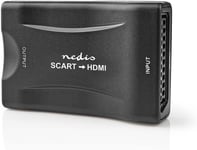 Convertisseur Hdmi | Prise Scart | Entrée Hdmi | 1 Voie | 1080P | 1,2 Gbps | Abs | Noir[YIN141587]