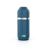 ION8 Gourde Isotherme ThermoShield pour Boissons Chaudes ou Froides, Grande Tasse Isotherme, Capacité de 2 Tasses, Bouchon Magnétique et Base Souple - Élégant et Écologique, Bleu Sarcelle Profond