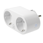 Deltaco Smart Home Smart WiFi Plug 2,4 GHz, energiovervåking, 10A, timer