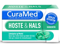 Curamed Hoste & Hals sugetabletter eukalyptus og mentol 16 stk