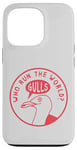 Coque pour iPhone 13 Pro Jeu de mots amusant en forme de mouette : « Who Run The World? Gulls! »