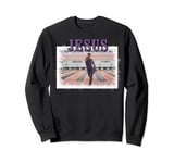 Big Lebowski The Jesus Bowling Photo Sweatshirt