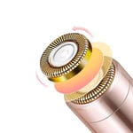 Facial Hair Trimmer Elegant Epilator, Rose Gold