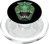 T-Rex Raptor Dino Paleontologist Head Dinosaur PopSockets PopGrip for MagSafe