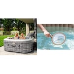 Intex - 28450EX - Pure Spa Bulles Ardoise 4 Places & 28004 - Kit d'entretien Pure Spa