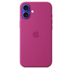 Apple Silicone Case Magsafe Iphone 16 Plus Fuchsia