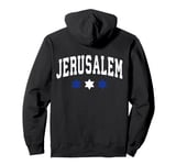 Jerusalem Classy College Retro Style Novelty Souvenir Pullover Hoodie