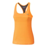 Mizuno Ranma Débardeur Femme, Orange/Orange Pop, FR : S (Taille Fabricant : S)