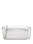 Marc Jacobs Metallic Leather The Mini Bag, Silver