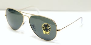 Lunettes de Soleil Rayban Original RB 3025 Calibre 58 Aviateur Large Metal Neuf