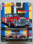 Hot Wheels Premium Deutschland Design MERCEDES BENZ 300SEL 6.8 AMG The Red Pig