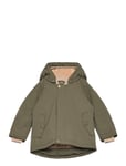 MINI A TURE Matwally Fleece Lined Winter Jacket. Grs Grön