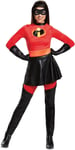 Disguise Women's Mrs. Incredible Skirted Deluxe Adult Costume