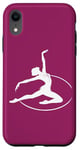 Coque pour iPhone XR Gymnaste rythmique dans un cerceau pour fan de gymnastique rythmique