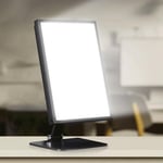 Trayvespace SAD Lamp, 384LED Panel SAD Light with Base, Adjustable Stand Sun Lamp Light with 3 Light Colors & 6 Levels & 3 Timer, SAD Light for Office, Desk, Home, Sleep