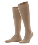 FALKE Men's Airport M KH Wool Cotton Long Plain 1 Pair Knee-High Socks, Brown (Camel 5038), 5.5-6.5