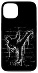 Coque pour iPhone 13 Martial Street Art Fighter Side-Kick Roundhouse TaeKwonDo