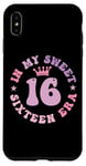 iPhone XS Max In My Sweet Sixteen Era 16th Birthday Groovy Retro 16th Case