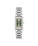 Lacoste Two Hand Quartz Movement Watch for Women Catherine Collection with Silver Stainless Steel Bracelet - 2001406