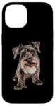 iPhone 14 Miniature Schnauzer Chocolate Case