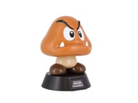 Paladone Goomba Icon Light, Plug-In Nattlampa, Svart, Brun, Orange, Vit, Sovrum, Barnrum, Led, Batteri, Aaa